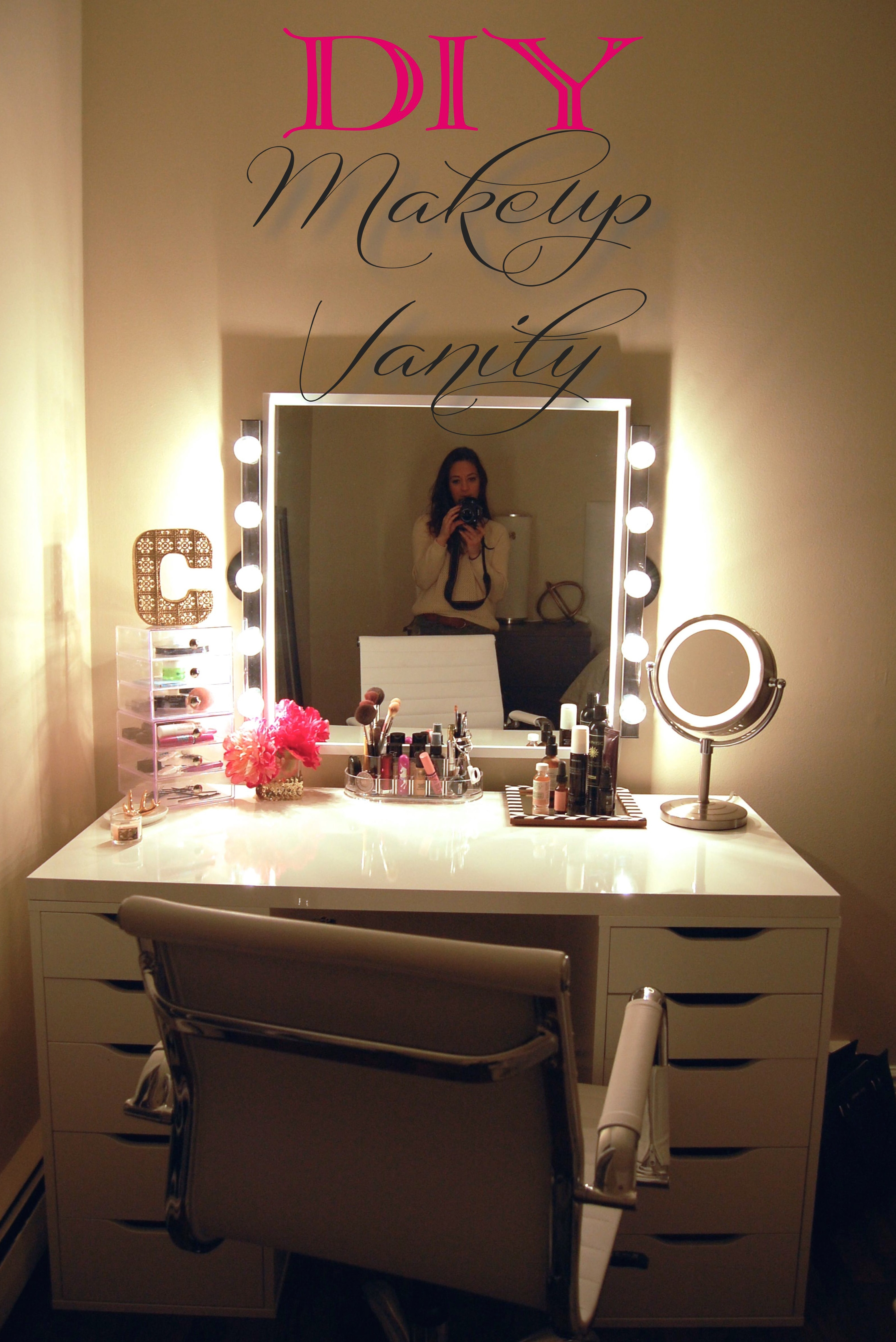 Best ideas about DIY Makeup Vanity With Lights
. Save or Pin DIY Makeup Vanity – Made2Style Now.
