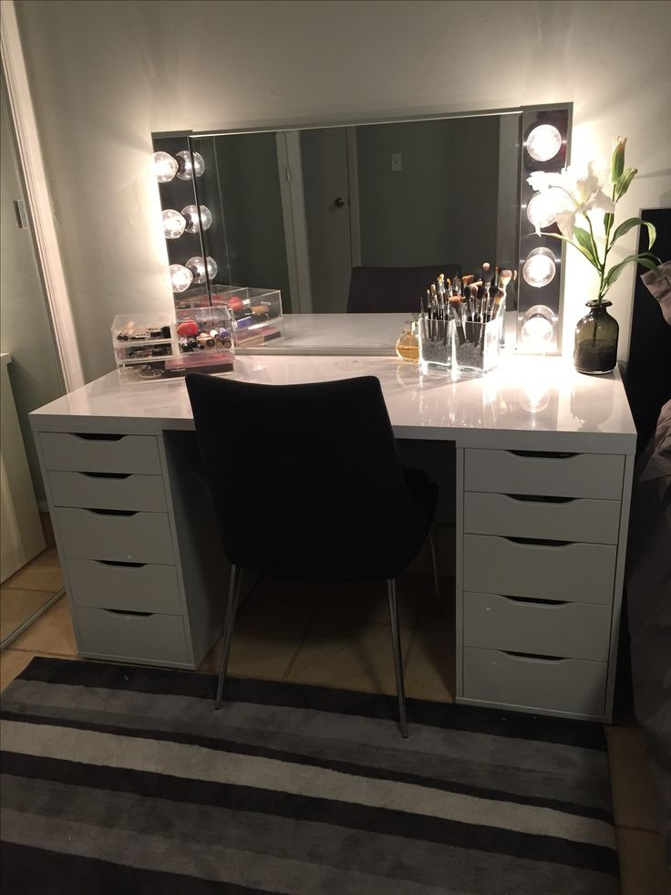 Best ideas about DIY Makeup Vanity With Lights
. Save or Pin 10 ideas about Lighted Makeup Mirror on Pinterest Now.
