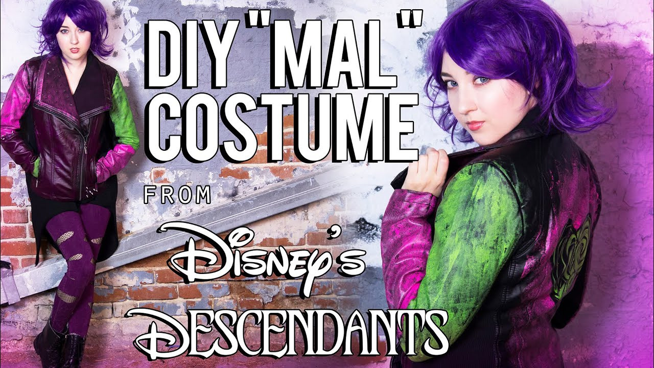 Best ideas about DIY Mal Costume
. Save or Pin Disney Descendants – Mal DIY Costume Tutorial Now.