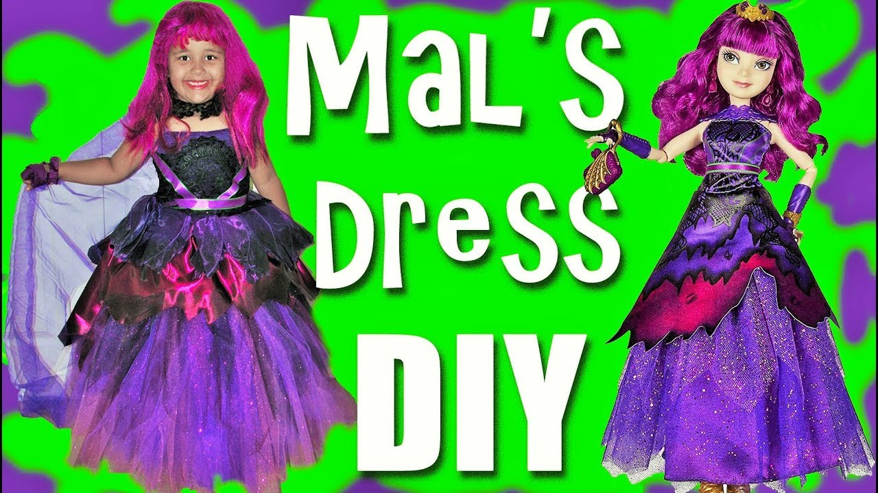 Best ideas about DIY Mal Costume
. Save or Pin Descendants 2 Halloween Costumes Dress Up DIY Mal Dress Now.