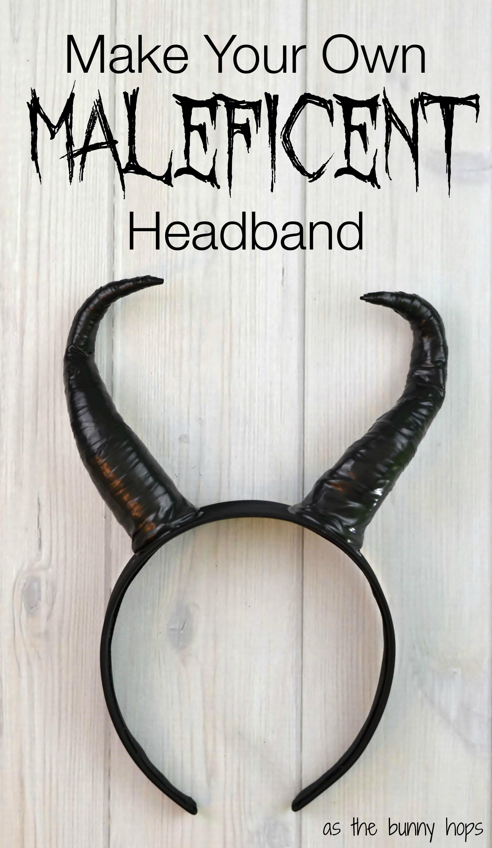 Best ideas about DIY Maleficent Horns
. Save or Pin DIY Maleficent Headband As The Bunny Hops Now.