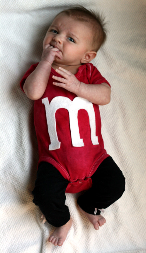 Best ideas about DIY M&amp;M Costume
. Save or Pin DIY Super Cute Baby M&M Costume Erika Lee Sears Now.
