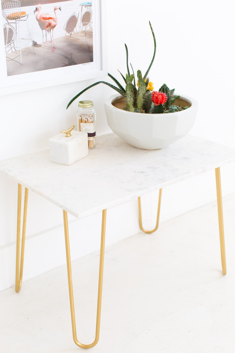 Best ideas about DIY Marble Coffee Table
. Save or Pin DIY Marble Table Top with Gold Accents Now.