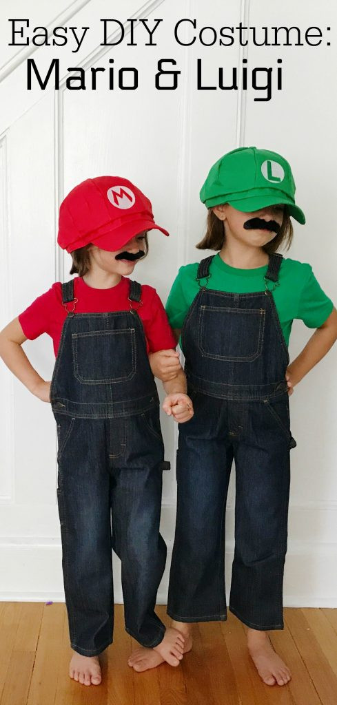 Best ideas about DIY Mario And Luigi Costumes
. Save or Pin Easy DIY Kids Halloween Costumes Mario and Luigi Now.