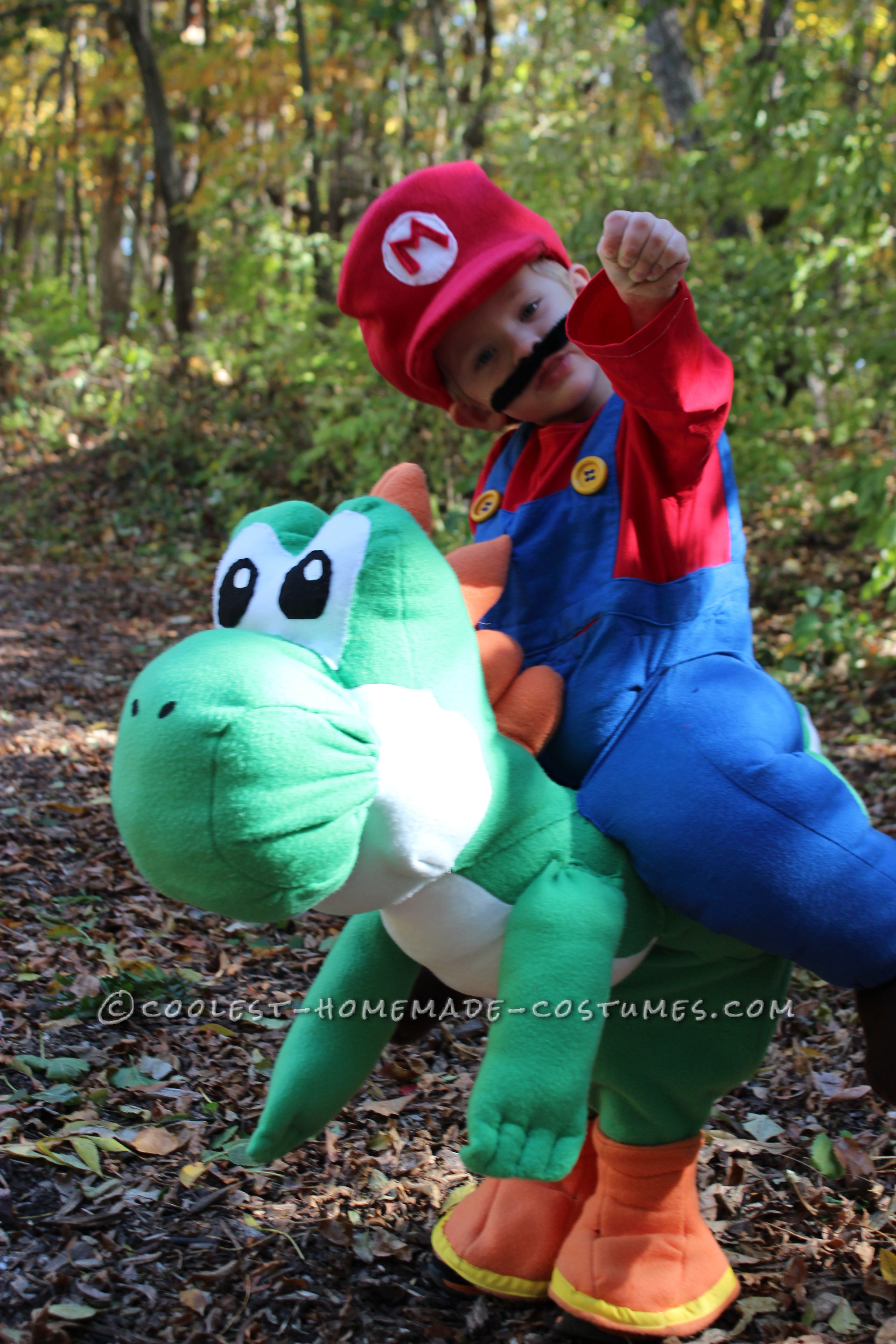 Best ideas about DIY Mario Costume
. Save or Pin Cool Homemade Illusion Costume for a Toddler Its Me Mario Now.