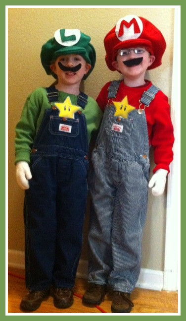 Best ideas about DIY Mario Costume
. Save or Pin DIY Luigi and Mario Costumes e Crazy Mom Now.