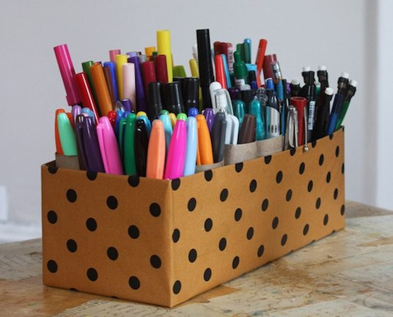 Best ideas about DIY Marker Storage
. Save or Pin Clever Storage Using Repurposed Items The Chic Site Now.