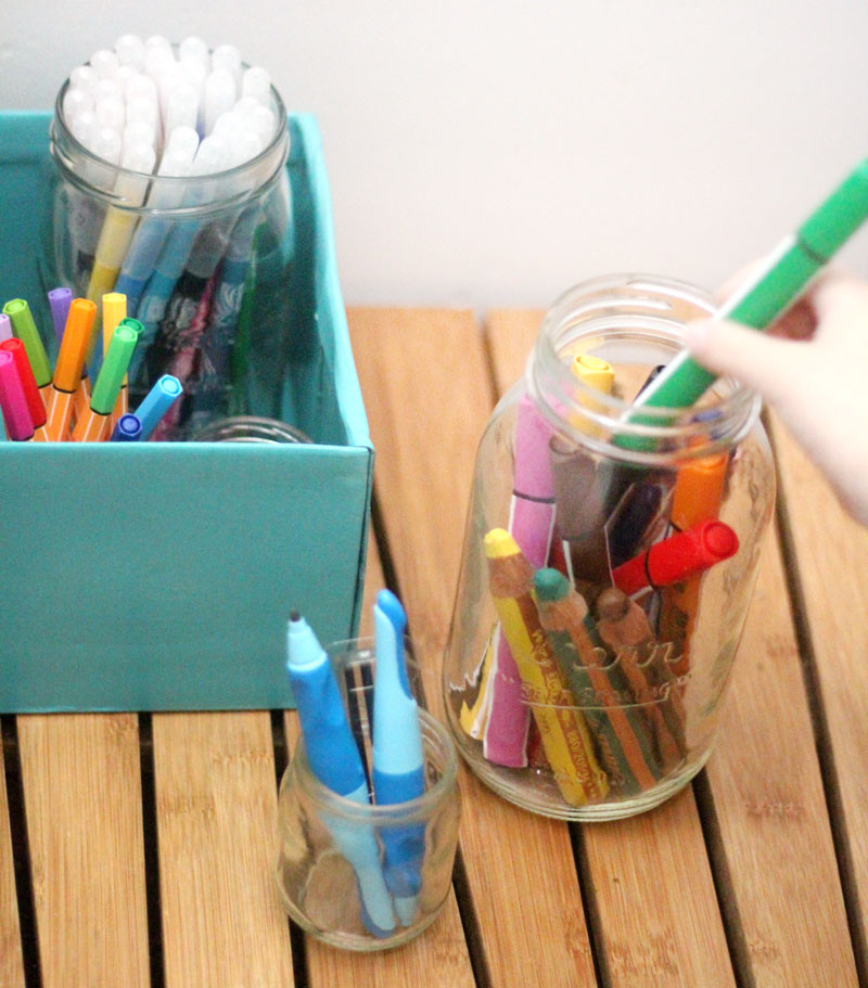 Best ideas about DIY Marker Storage
. Save or Pin DIY Marker Storage Caddy – a Portable Family Art Station Now.