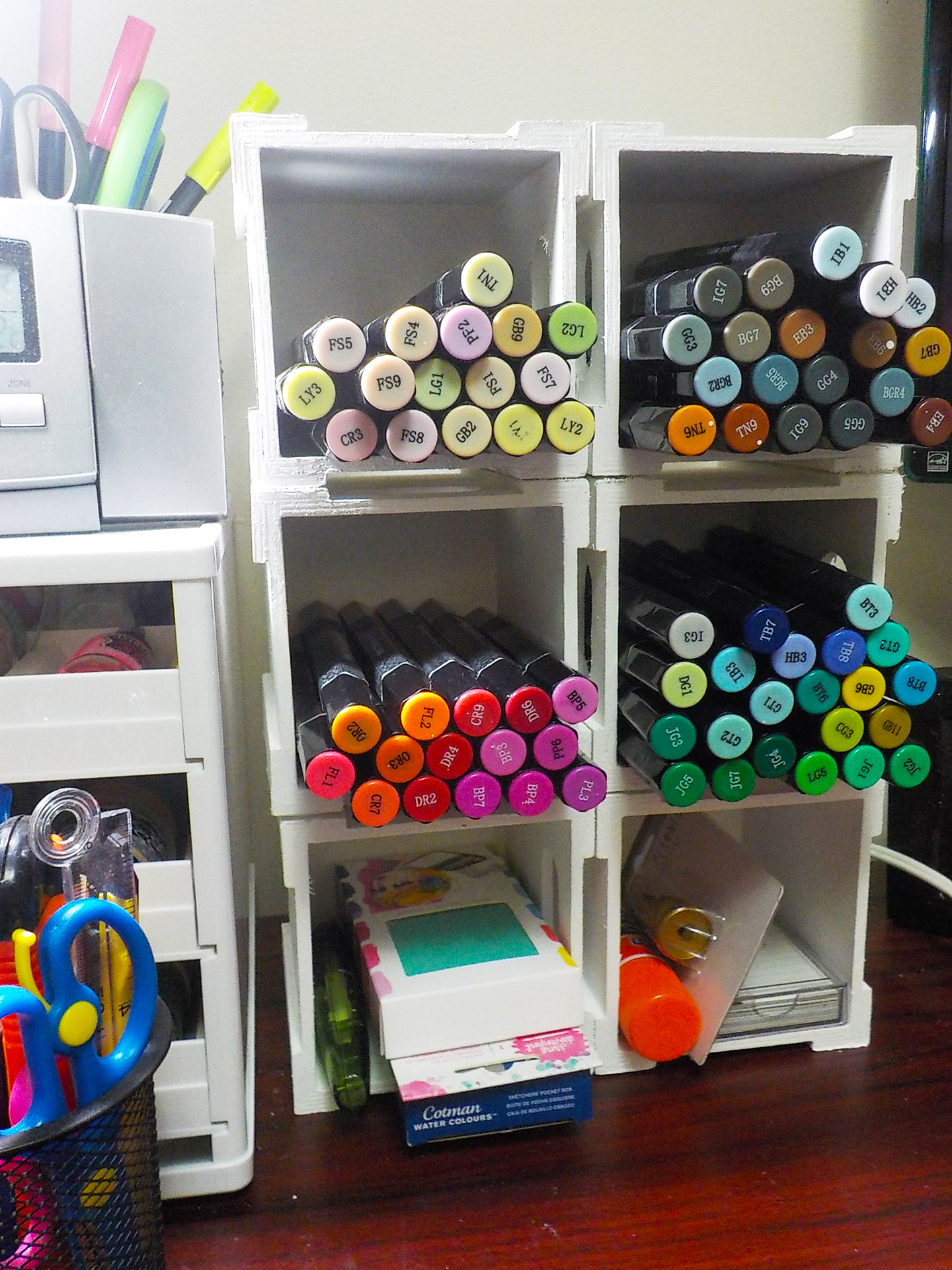 Best ideas about DIY Marker Storage
. Save or Pin DIY Marker Storage Box Art By Mona Now.