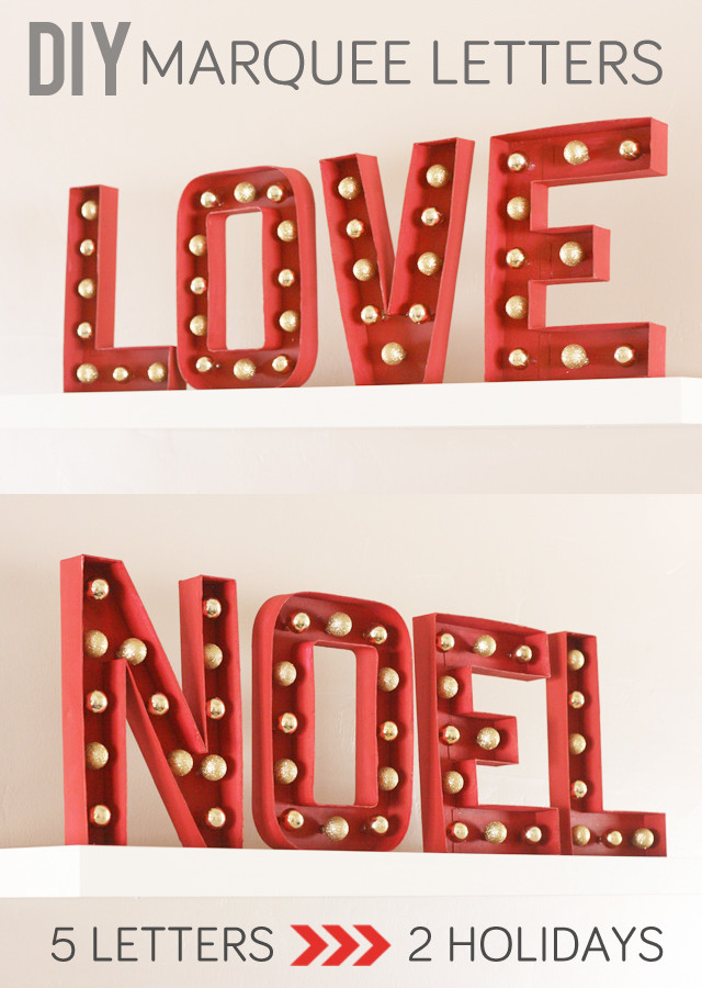 Best ideas about DIY Marquee Letters
. Save or Pin DIY Marquee Letters for Valentines and Christmas My Now.