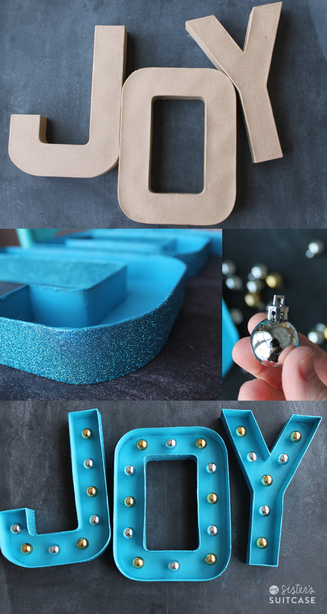 Best ideas about DIY Marquee Letters
. Save or Pin Glitter Marquee Letters the EASY way  My Sister s Now.