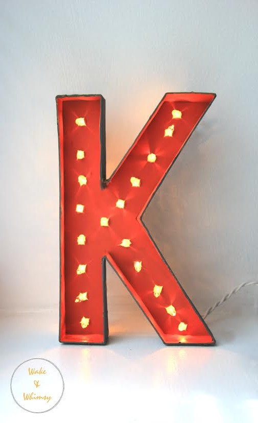 Best ideas about DIY Marquee Letters
. Save or Pin Cheers to a Bright New Year–DIY Marquee Letters Now.