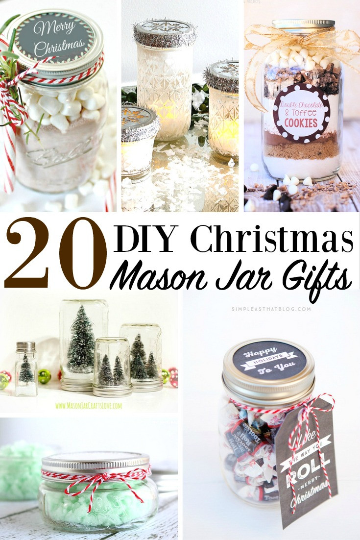Best ideas about DIY Mason Jar Christmas Gifts
. Save or Pin DIY Christmas Mason Jar Gifts Holiday Jar Presents Now.