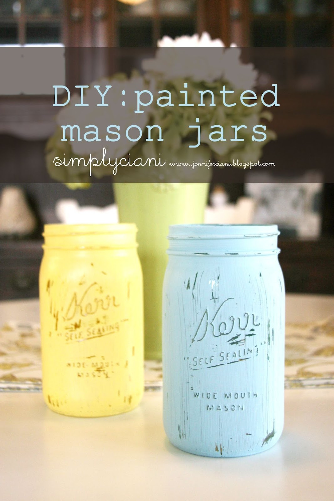 Best ideas about DIY Mason Jar
. Save or Pin DIY Painted Mason Jars Now.