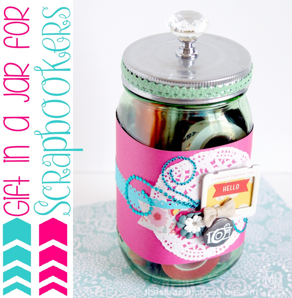 Best ideas about DIY Mason Jar Ideas
. Save or Pin Gift in a Jar for Scrapbookers The Scrap Shoppe Now.