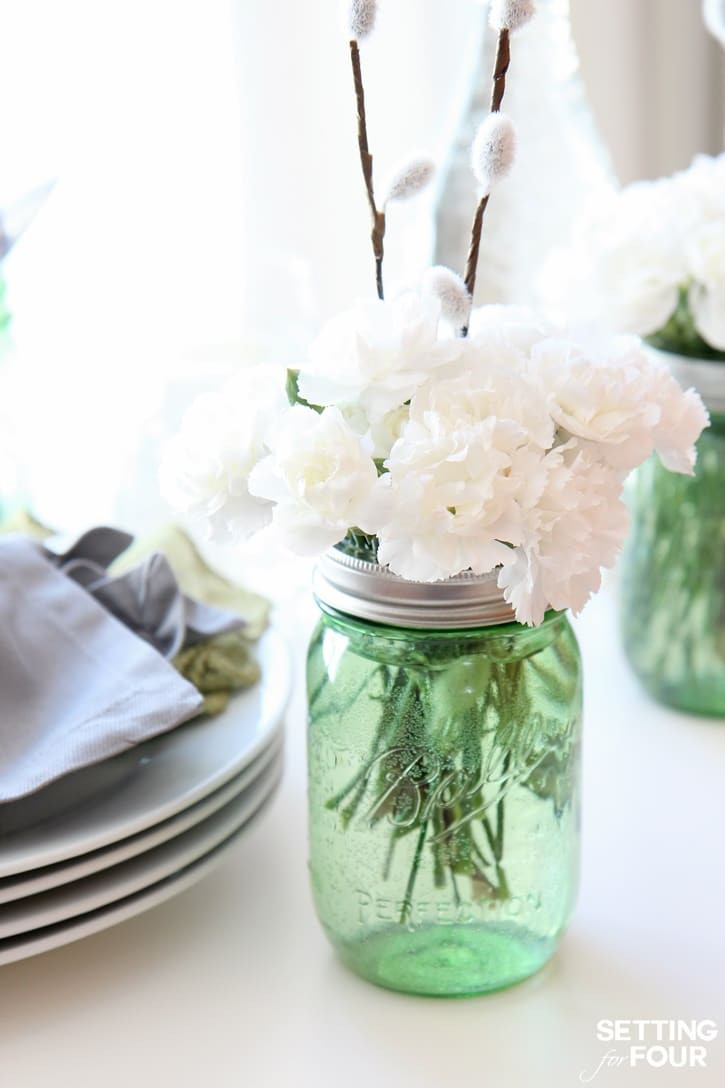 Best ideas about DIY Mason Jar Ideas
. Save or Pin Quick and Easy Mason Jar Centerpieces Setting for Four Now.