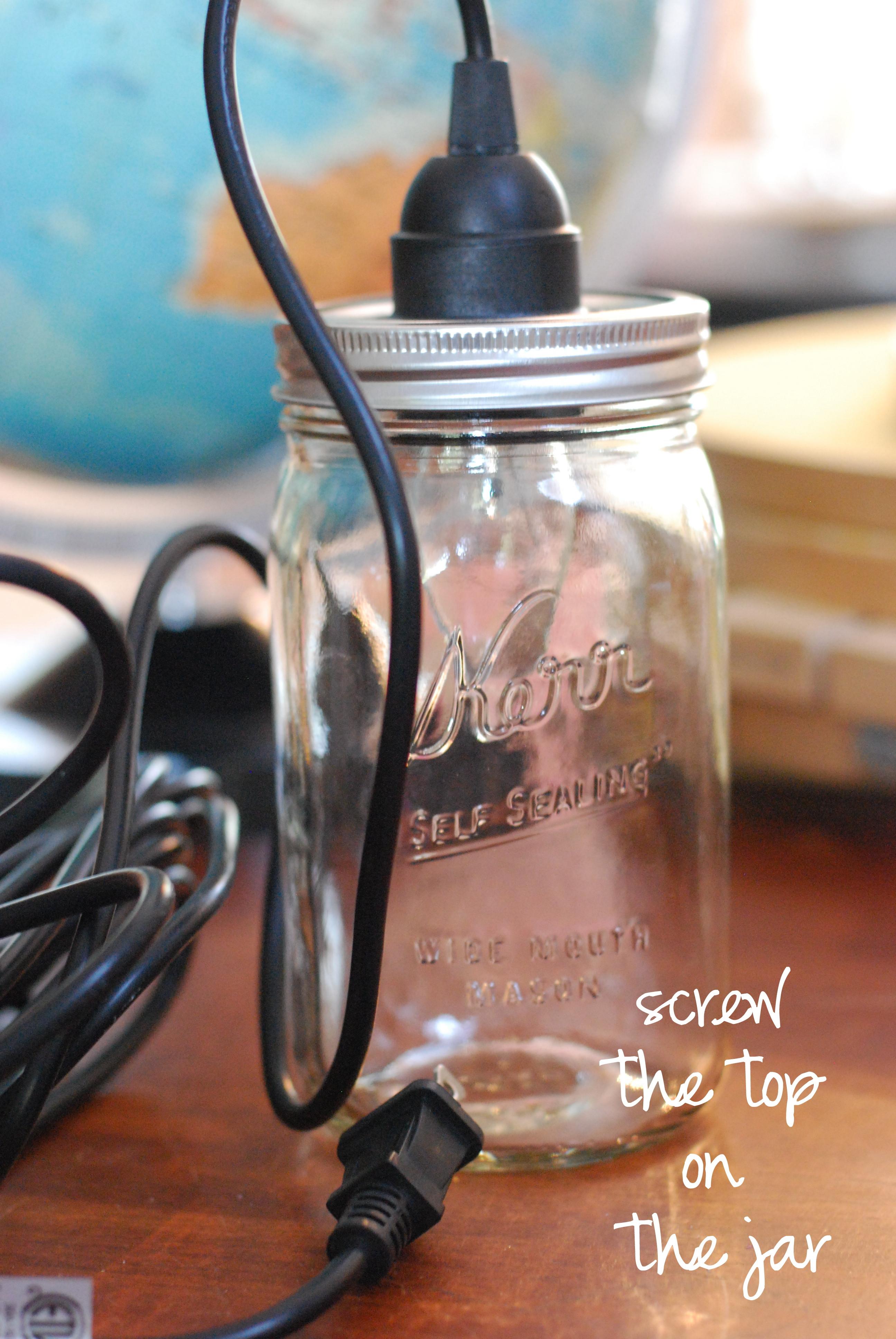 Best ideas about DIY Mason Jar Lights
. Save or Pin 31 days mason jar pendant light – home is what you make it Now.