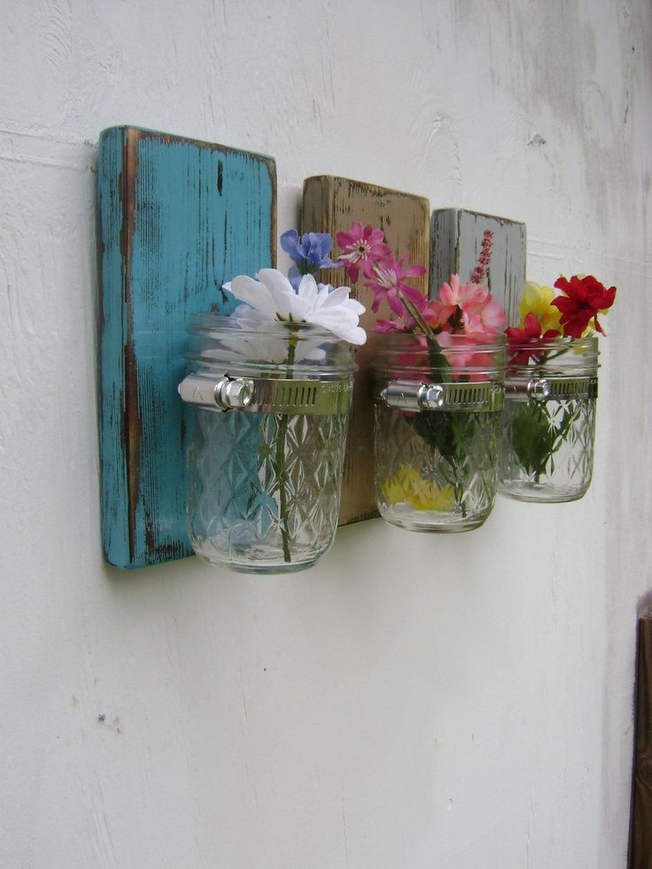 Best ideas about DIY Mason Jar Wall Decor
. Save or Pin DIY ideas of how to turn everyday stuff into unique Now.
