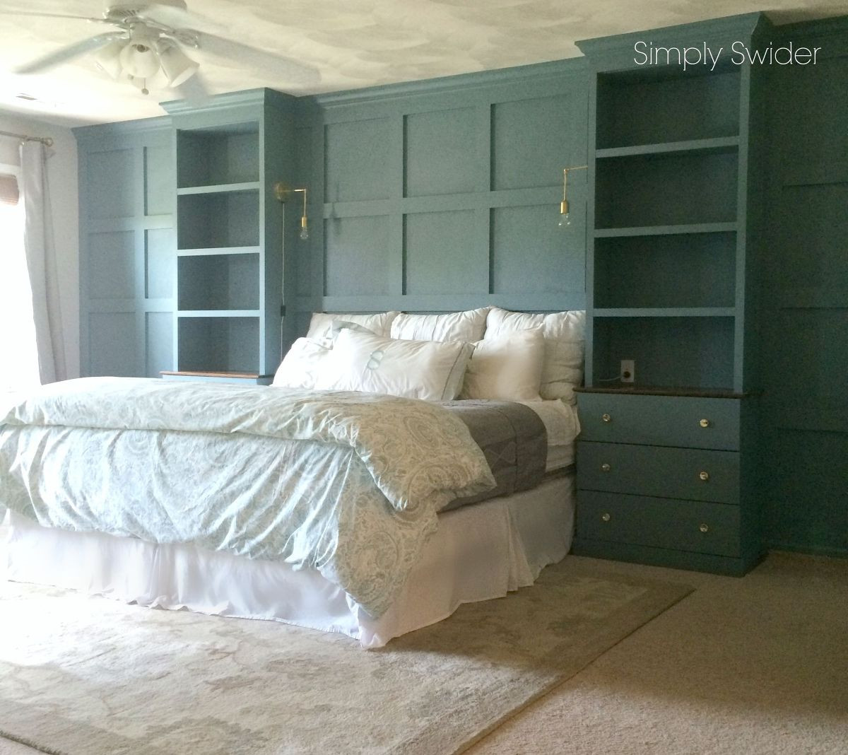 Best ideas about DIY Master Bedrooms
. Save or Pin DIY Master Bedroom Built ins Now.