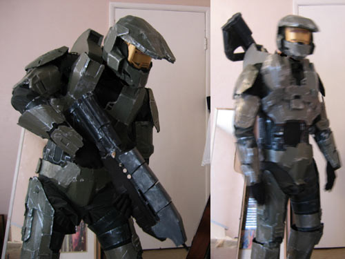 Best ideas about DIY Master Chief Costume
. Save or Pin tastybread s Cardboard Armor Now.
