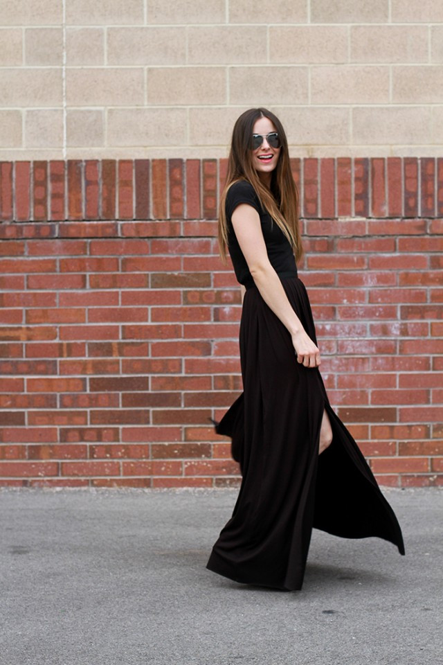 Best ideas about DIY Maxi Skirt
. Save or Pin 4 step DIY maxi skirt with optional slits Now.