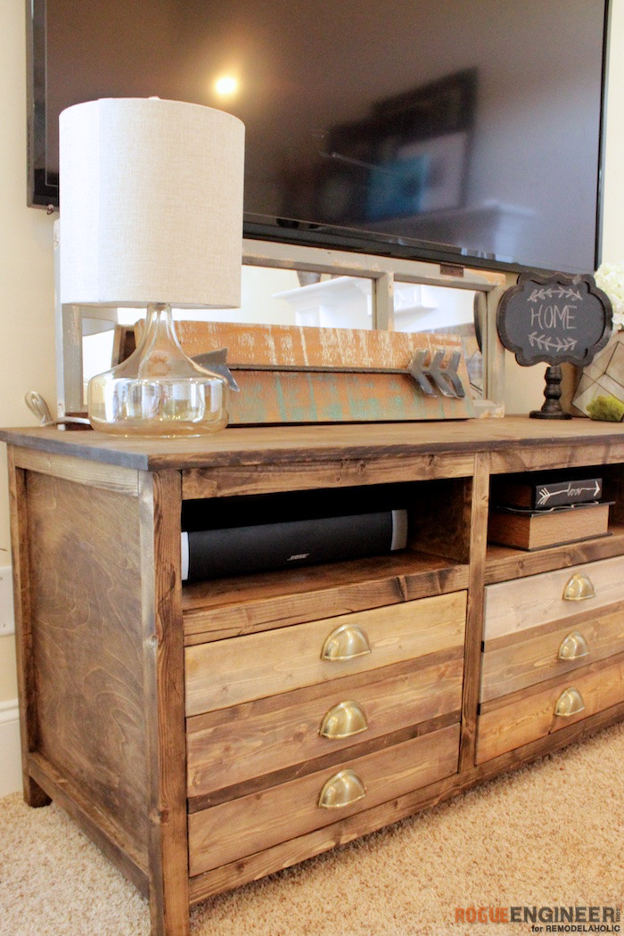 Best ideas about DIY Media Console
. Save or Pin Remodelaholic Now.