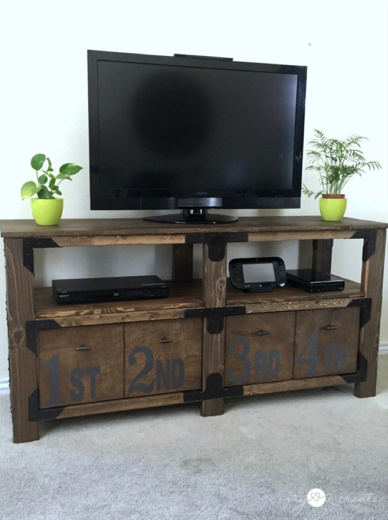 Best ideas about DIY Media Console
. Save or Pin Sneak Peek DIY Media Console by MyLove2Create DIY Done Now.