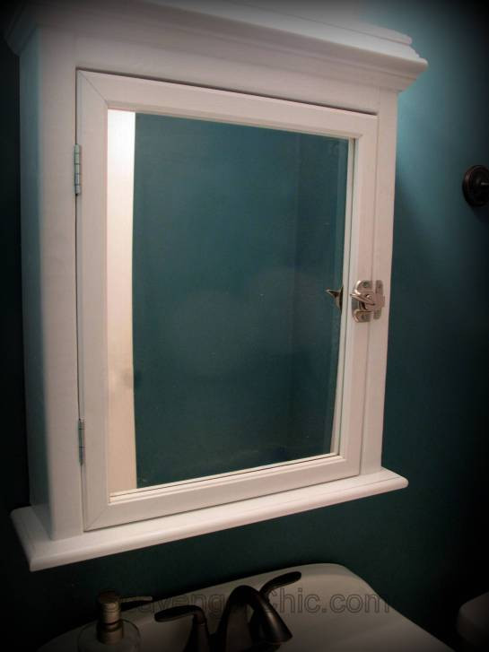 Best ideas about DIY Medicine Cabinet
. Save or Pin Create a Medicine Cabinet from a Mirror diy – Scavenger Chic Now.