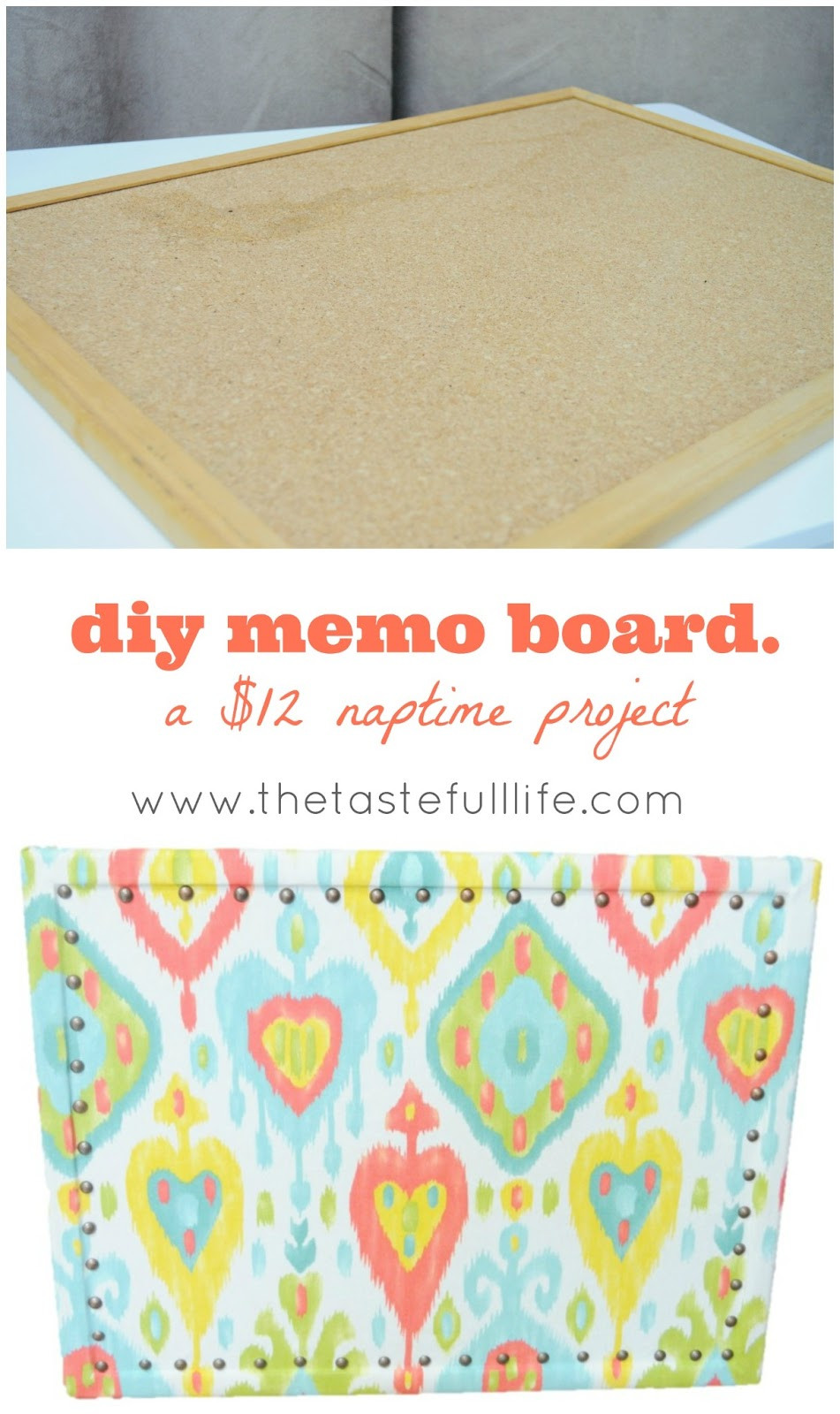Best ideas about DIY Memo Board
. Save or Pin DIY Memo Board Pretty Real Now.