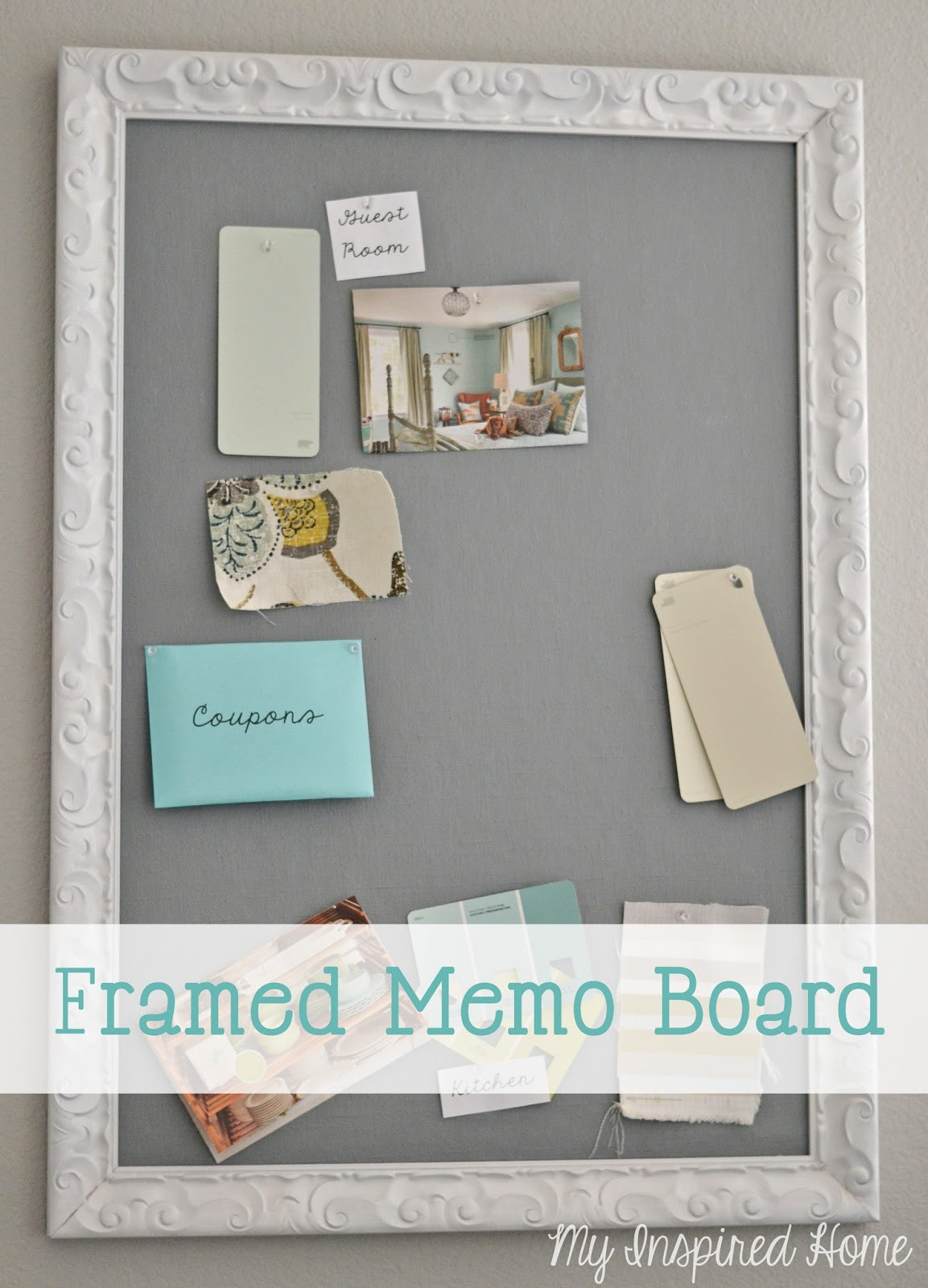Best ideas about DIY Memo Board
. Save or Pin My Inspired Home DIY Framed Memo Board Now.