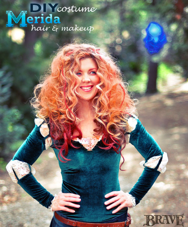 Best ideas about DIY Merida Costume
. Save or Pin DIY Temporary Hair Color Using Eye Shadow Now.