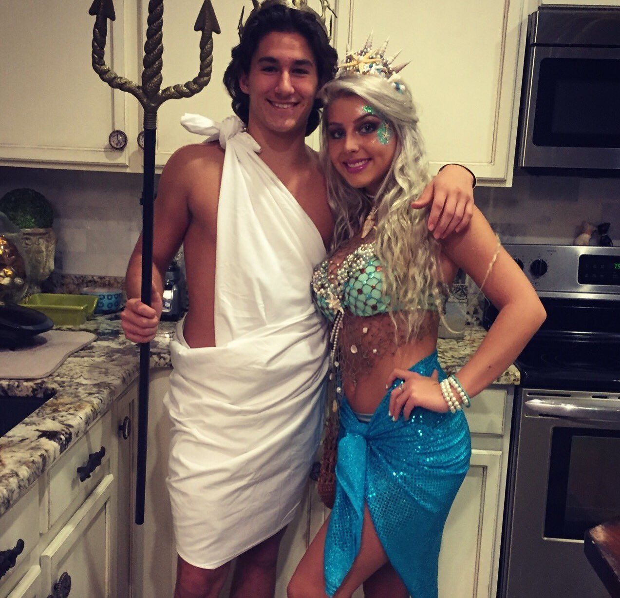 Best ideas about DIY Mermaid Costume College
. Save or Pin Mermaid and Poseidon costume Mermaid Now.