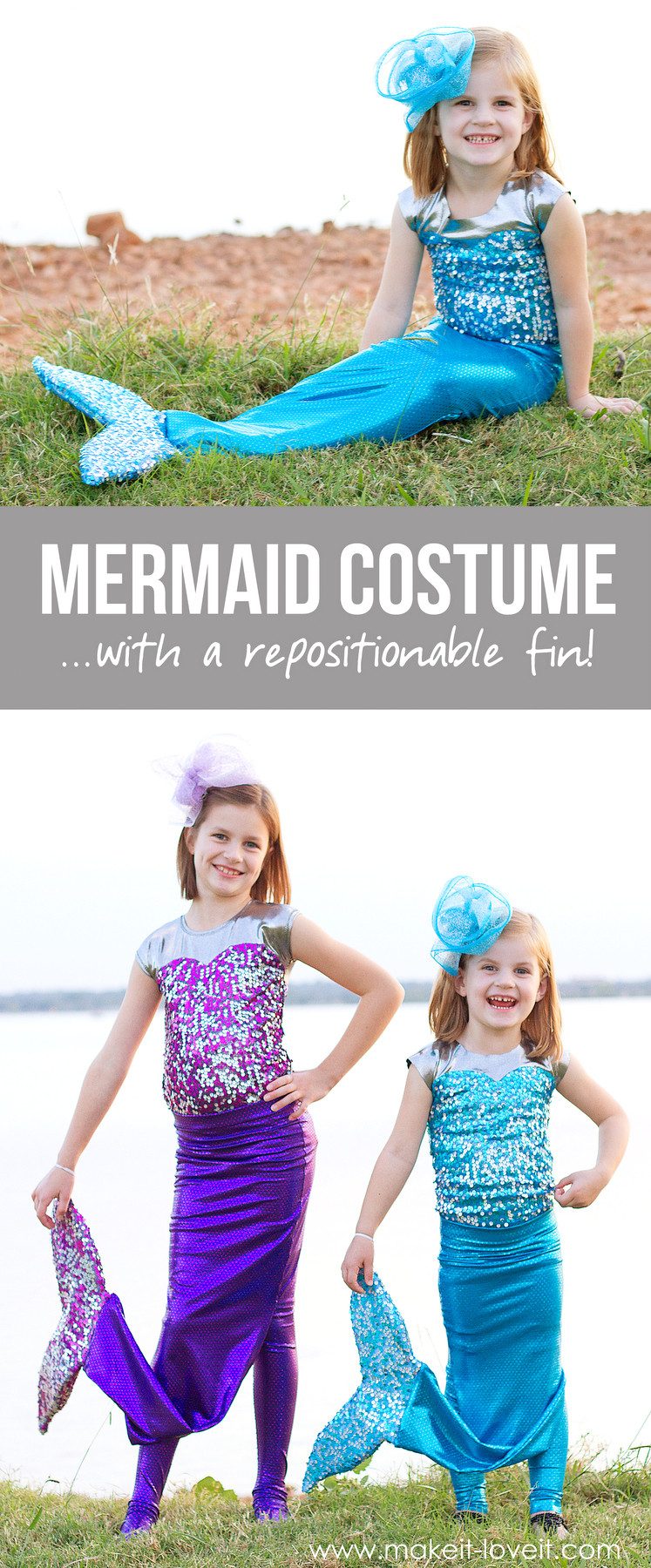 Best ideas about DIY Mermaid Costume
. Save or Pin DIY Mermaid Costume with a REPOSITIONABLE Fin Now.