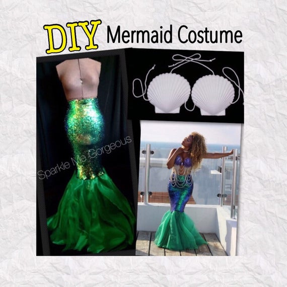 Best ideas about DIY Mermaid Costume No Sew
. Save or Pin No Sew DIY Mermaid Costume Womens Adult Mermaid Costume by Now.