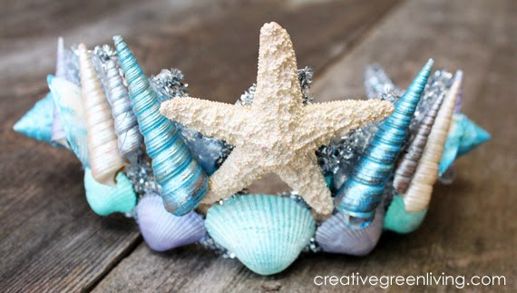 Best ideas about DIY Mermaid Crown
. Save or Pin How to Make a DIY Mermaid Crown with Seashells Creative Now.