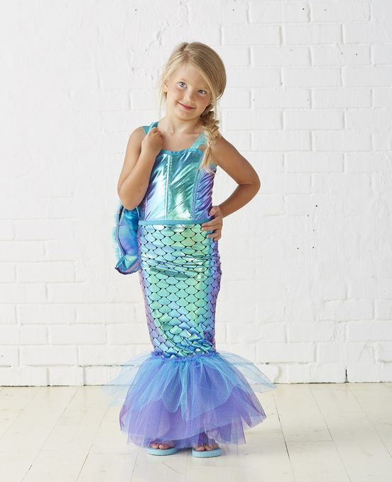 Best ideas about DIY Mermaid Halloween Costume
. Save or Pin Kids Mermaid Costume Now.