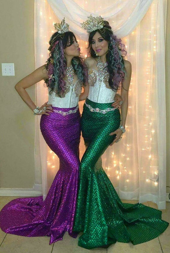 Best ideas about DIY Mermaid Skirt Costume
. Save or Pin Mermaid SCALE Skirt Fish tail costume Stretch Lycra Fairy Now.