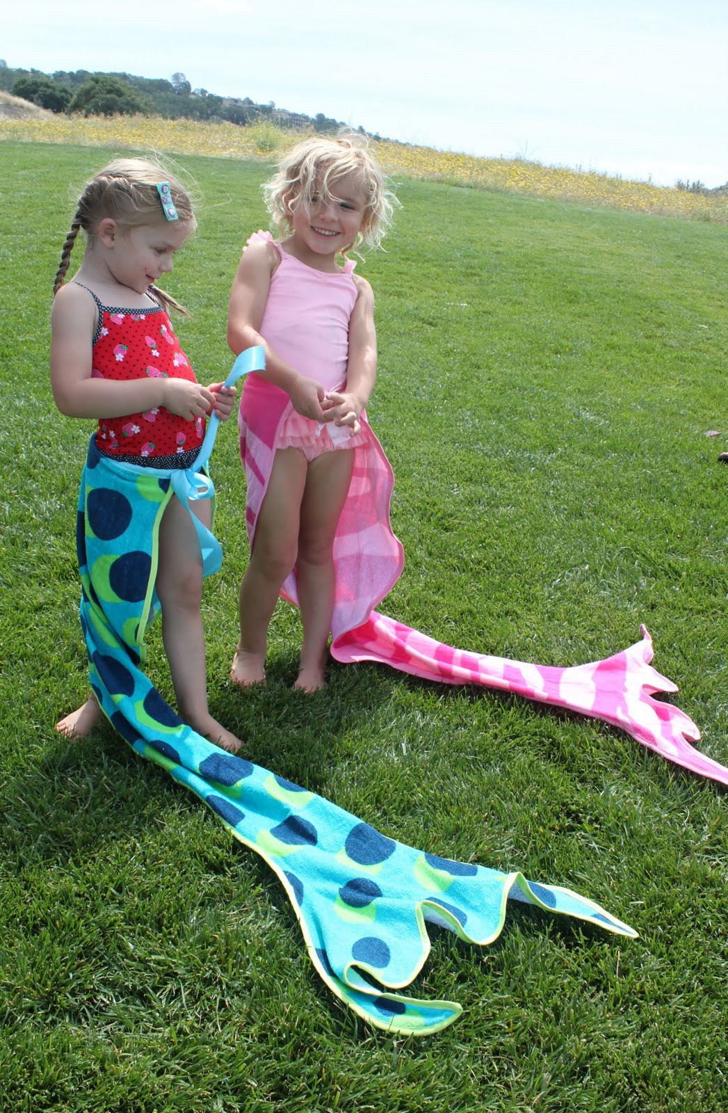 Best ideas about DIY Mermaid Tail
. Save or Pin Stitch To My Lou Mermaid Tail Towel Tutorial Now.