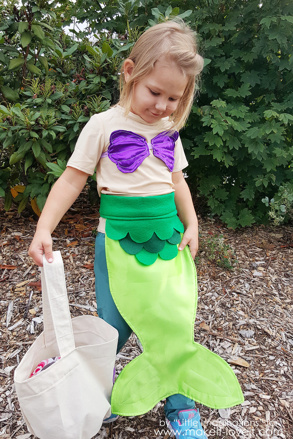 Best ideas about DIY Mermaid Tail
. Save or Pin DIY Mermaid Tail and Seashell Top Now.