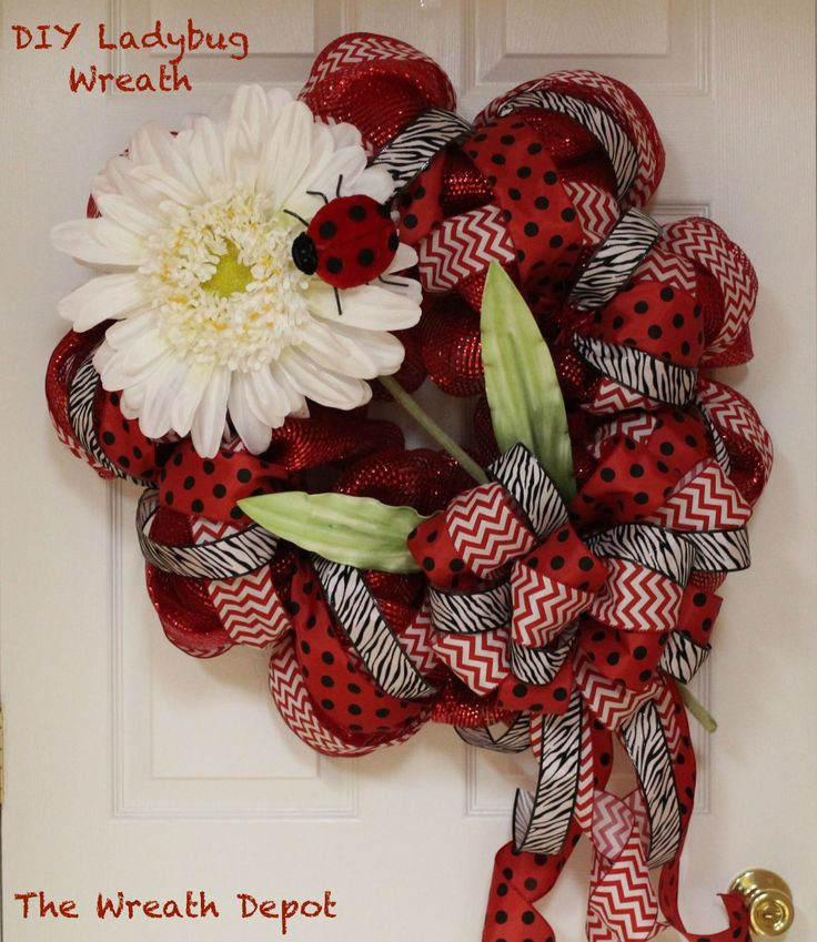 Best ideas about DIY Mesh Wreath
. Save or Pin Ladybug Mesh Summer Wreath Tutorial Now.