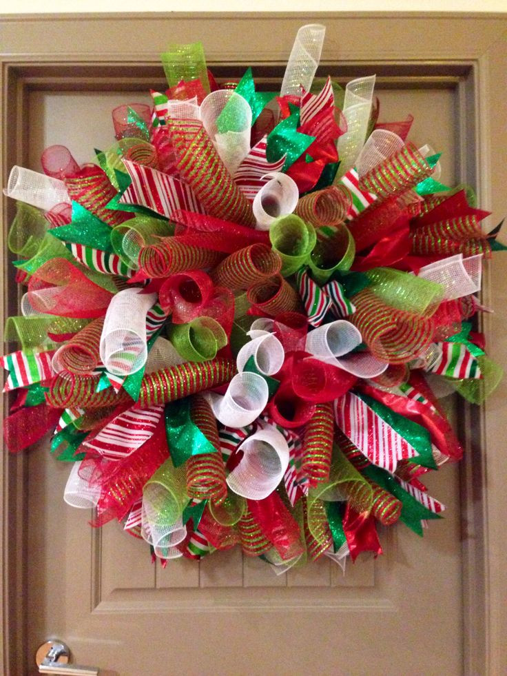 Best ideas about DIY Mesh Wreath
. Save or Pin Another Curly Deco Mesh Christmas Wreath Now.