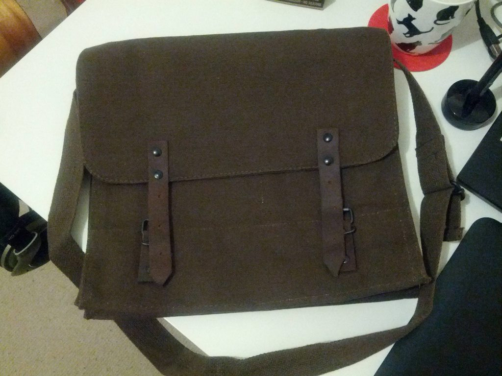 Best ideas about DIY Messenger Bag
. Save or Pin DIY Waxed canvas messenger bag on the cheap Now.