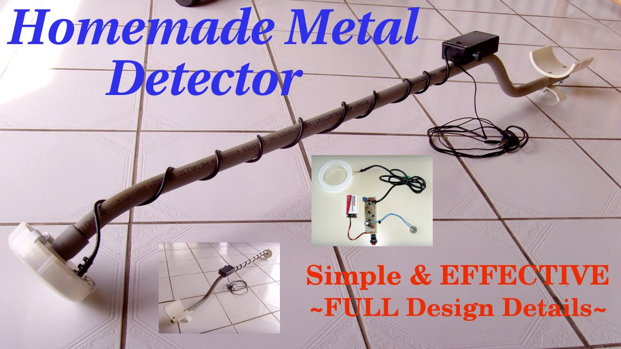 Best ideas about DIY Metal Detector
. Save or Pin HOMEMADE METAL DETECTOR Simple & Sensitive Schematic Now.