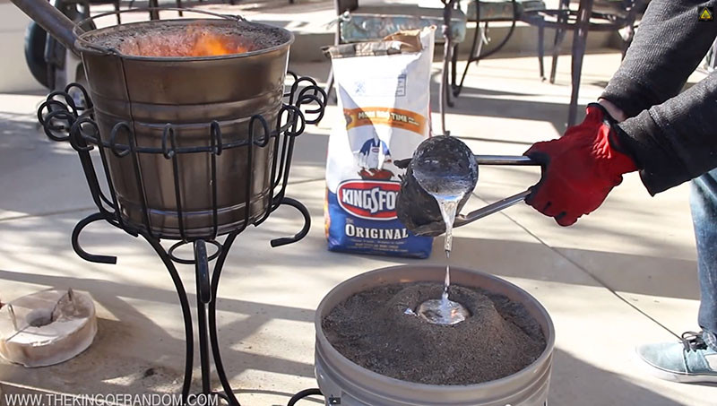 Best ideas about DIY Metal Foundry
. Save or Pin Melt Soda Cans with This Disguised Backyard Foundry Now.