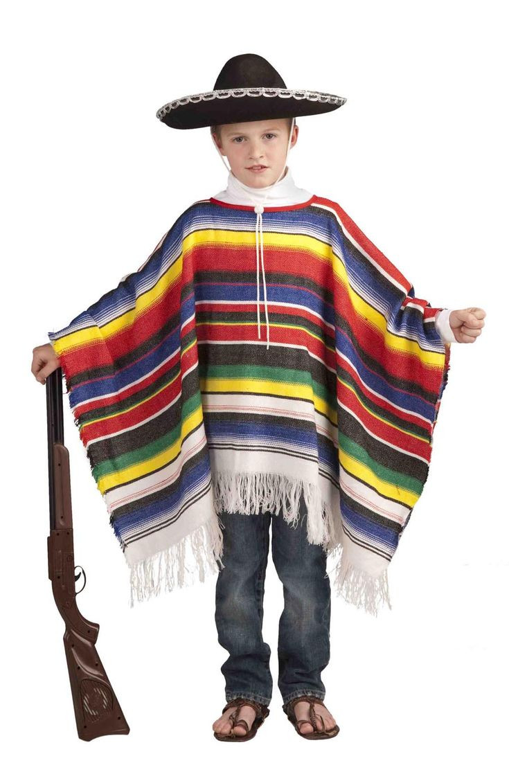 Best ideas about DIY Mexican Costume
. Save or Pin Mexican Poncho Child Costume DIY Costumes Now.