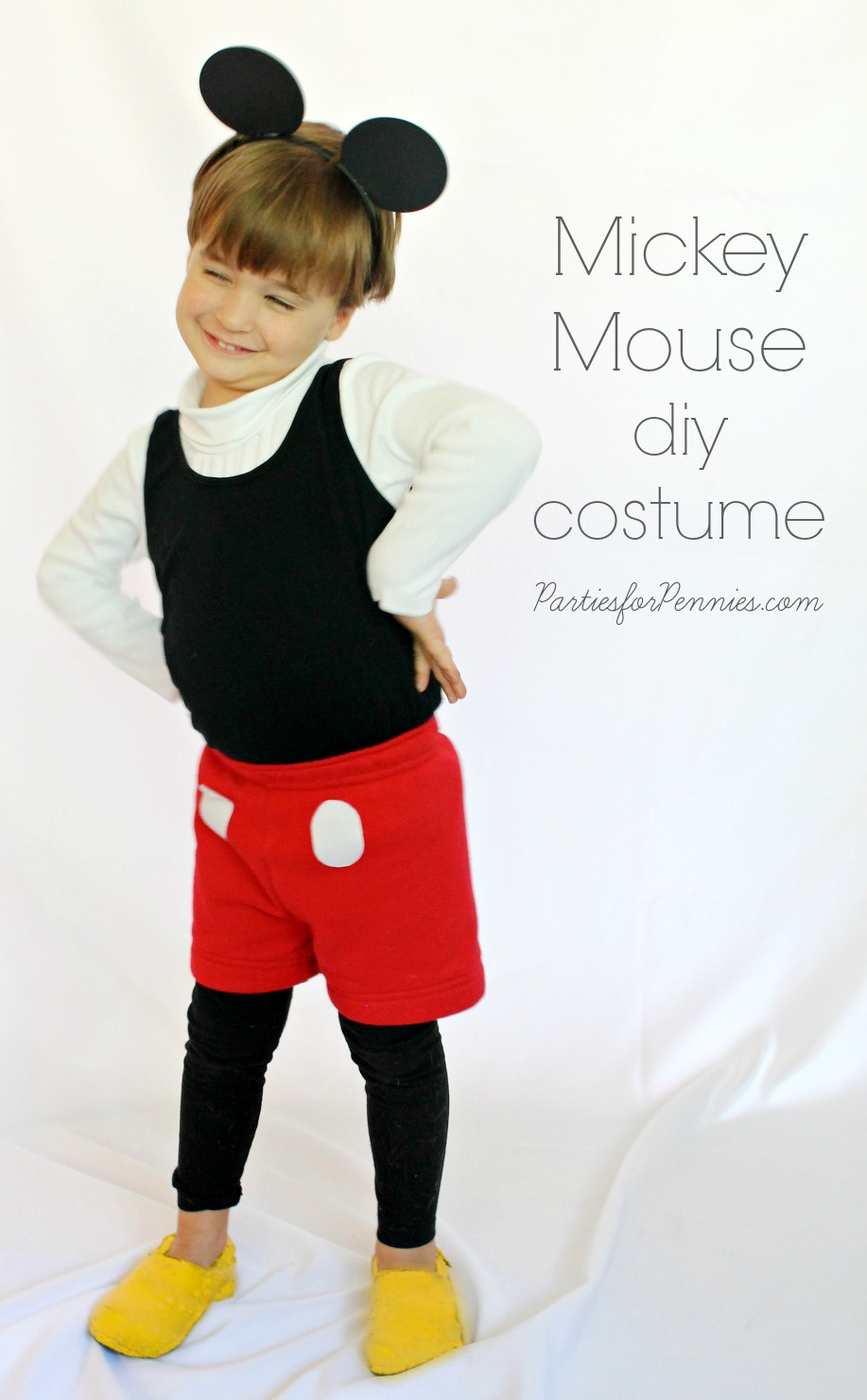 Best ideas about DIY Mickey Mouse Costume
. Save or Pin DIY Halloween Costumes Parties for Pennies Now.