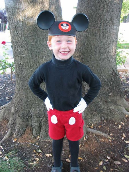 Best ideas about DIY Mickey Mouse Costume
. Save or Pin Homemade Costume Idea Mickey Mouse Mommysavers Now.