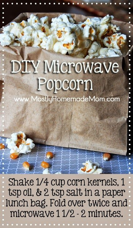 Best ideas about DIY Microwave Popcorn
. Save or Pin DIY Microwave Popcorn MUCH better than all those Now.