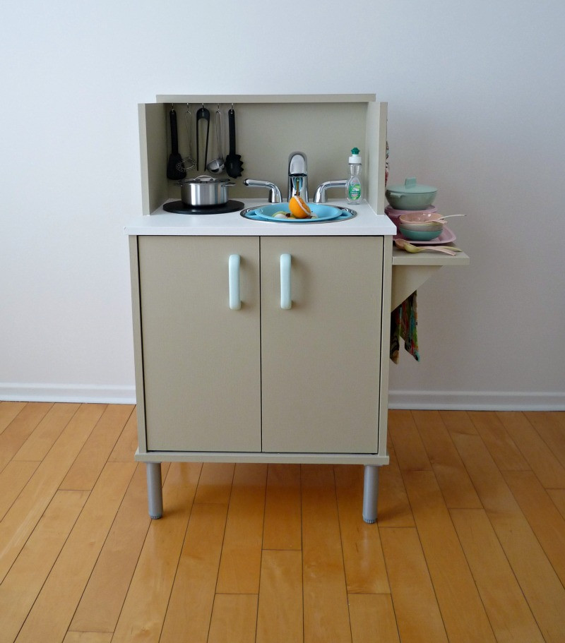 Best ideas about DIY Microwave Stand
. Save or Pin DIY Play Kitchen before and after DIY Show f ™ DIY Now.