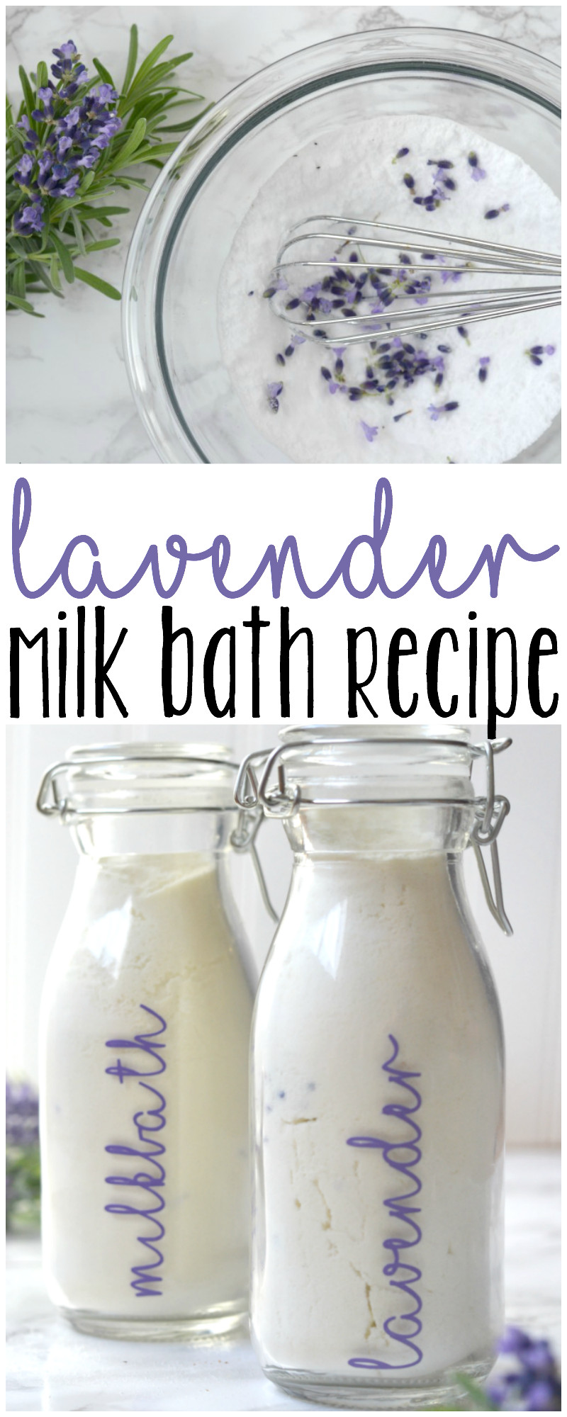 Best ideas about DIY Milk Bath
. Save or Pin DIY Lavender Milk Bath Munchkins and the Military Now.